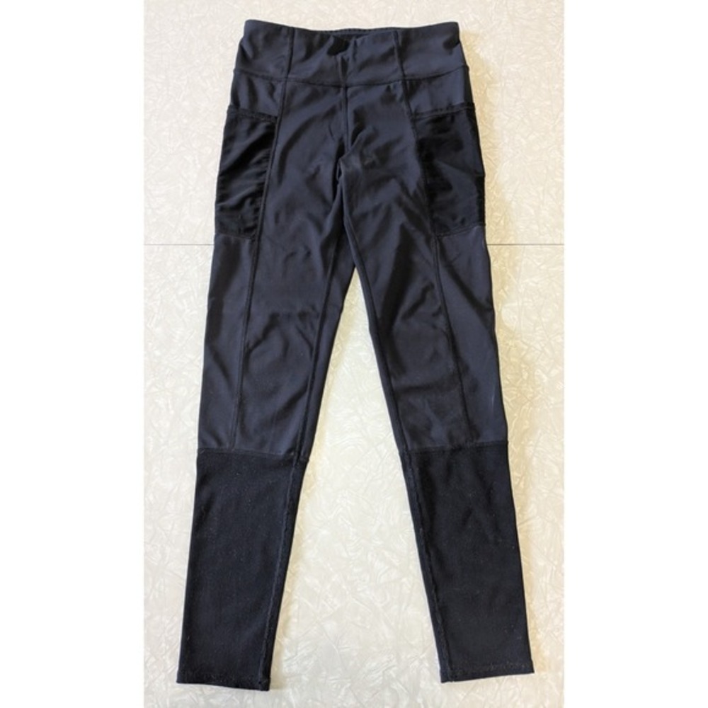 Threads 4 Thought Black‎ Pocket Legging Women's M Ribbed Sport Athleisure Biker